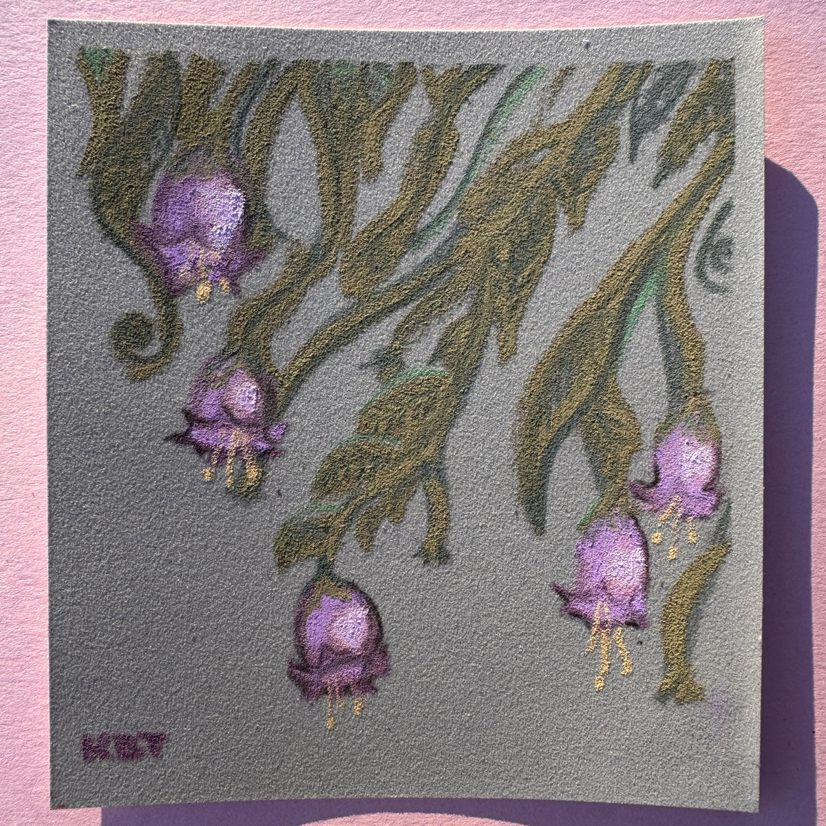"Flowers" Summer Pastel Mini 9/10