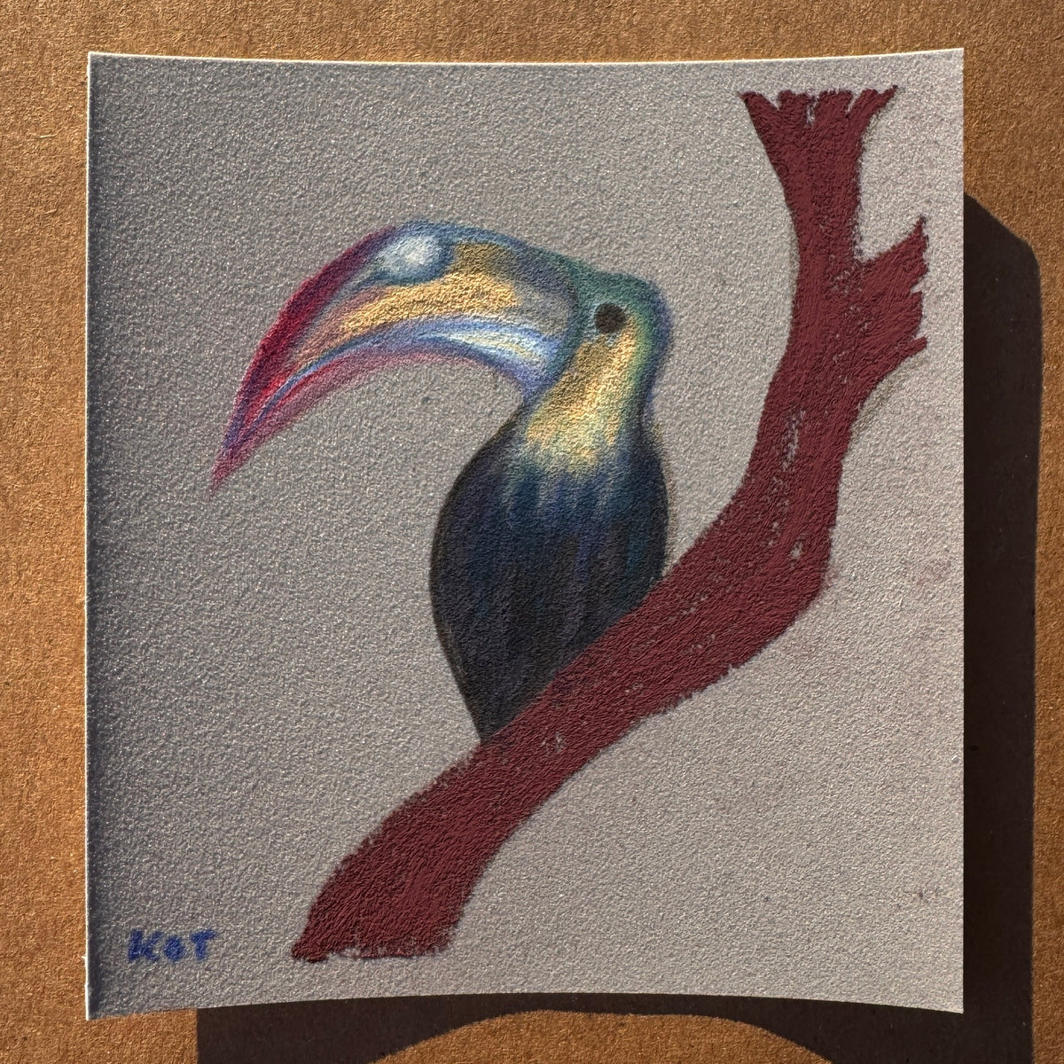 "Toucan" Summer Pastel Mini 7/10