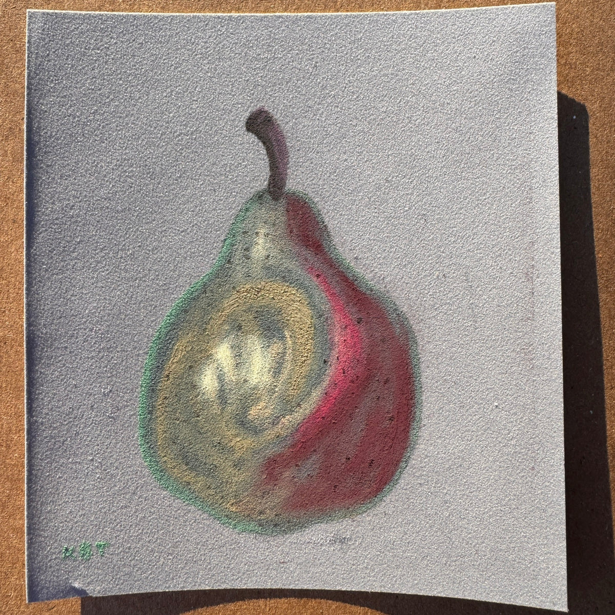 "Pear" Summer Pastel Mini 2/10