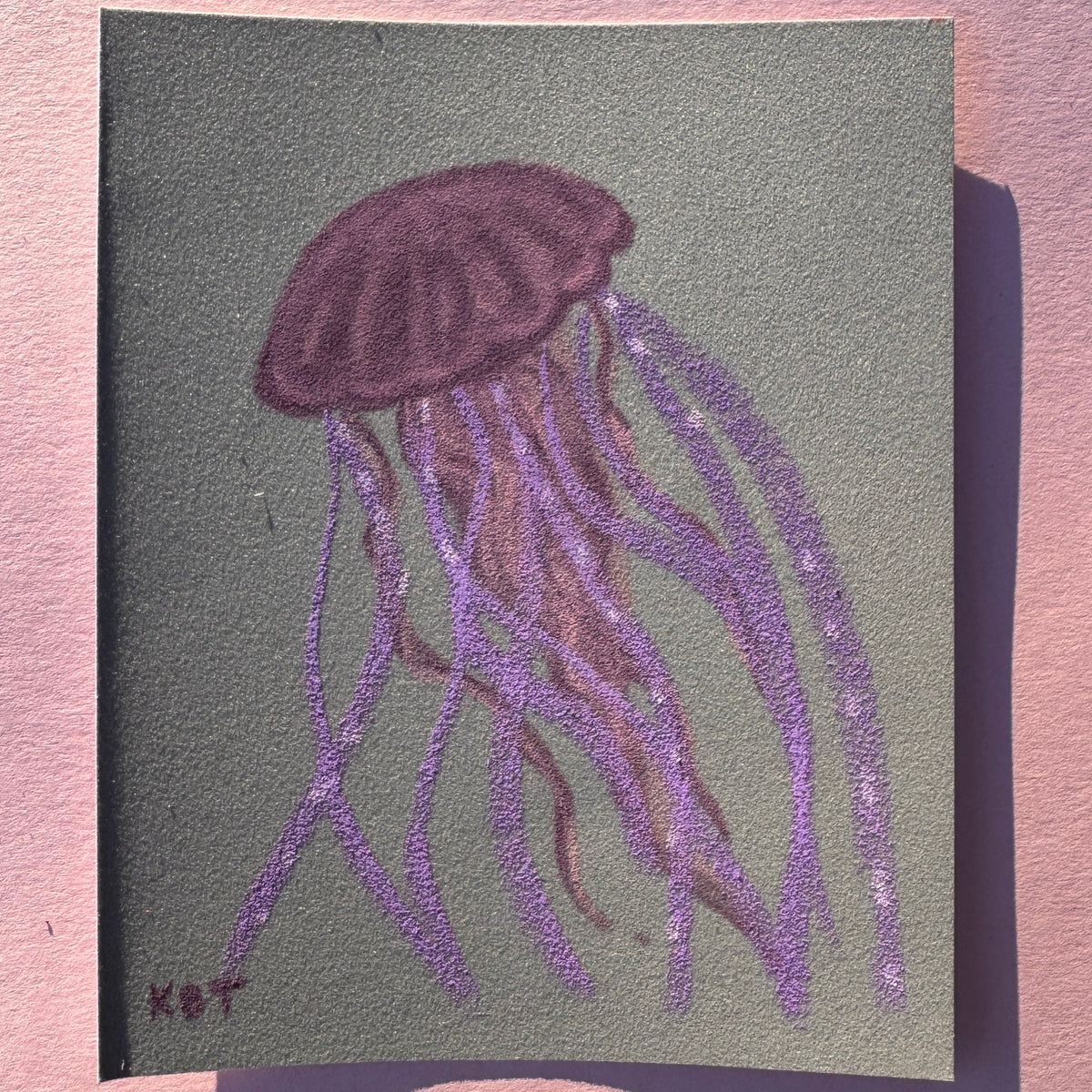 "Jellyfish" Summer Pastel Mini 4/10