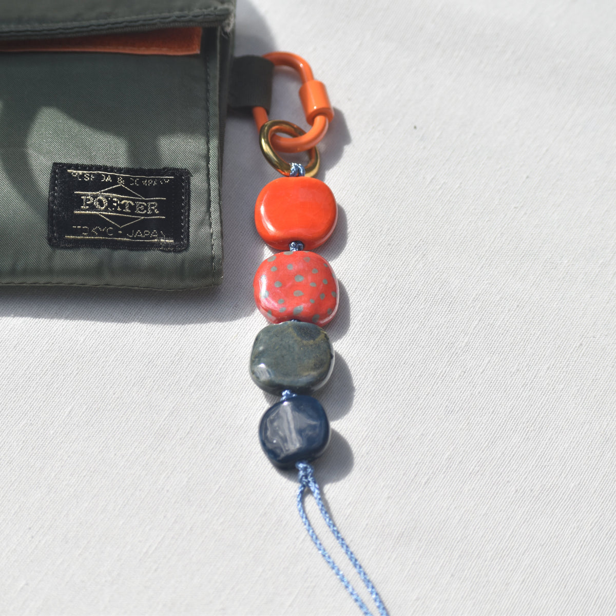 Spicy Nectarine Handmade Keychain