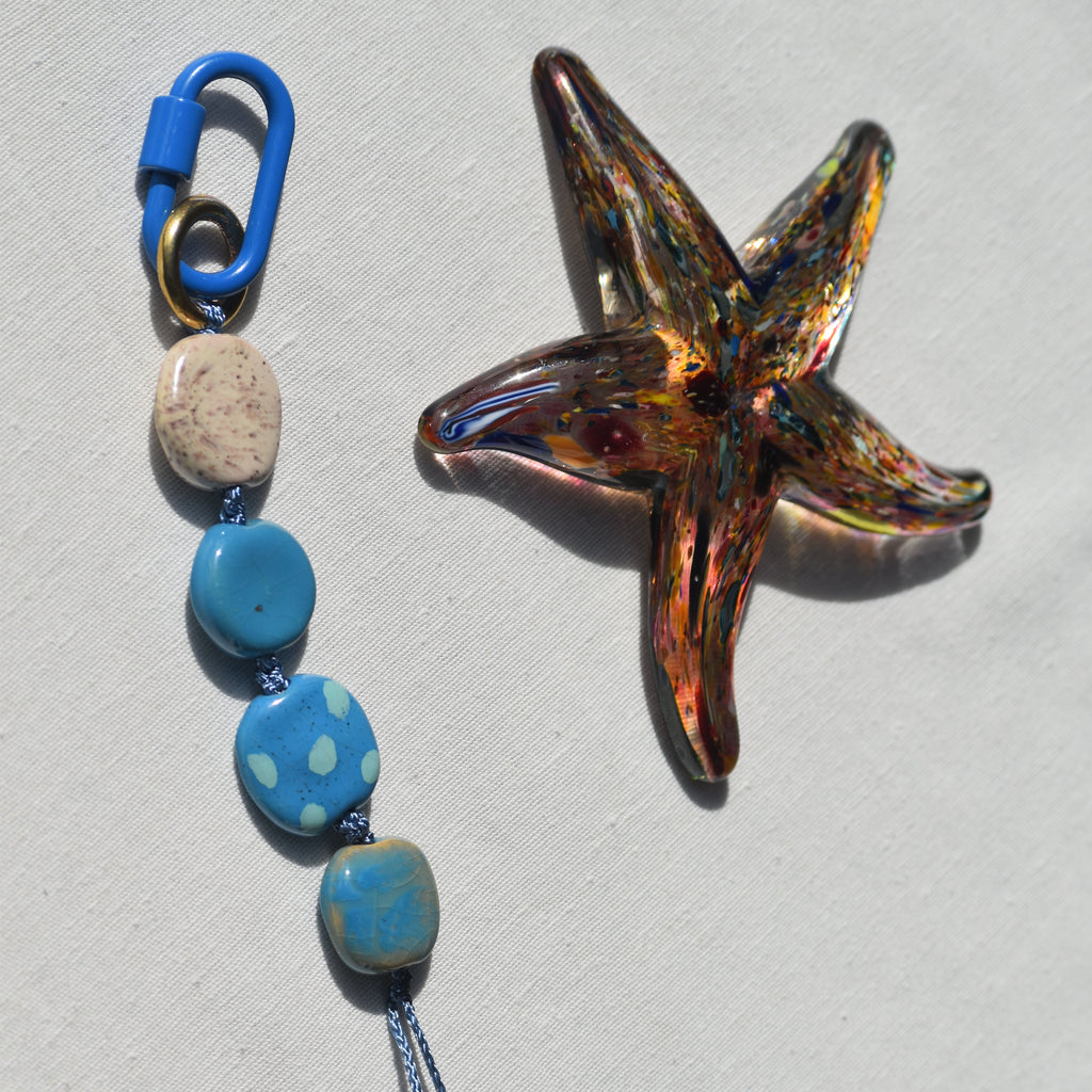 Moon Tanning Handmade Keychain