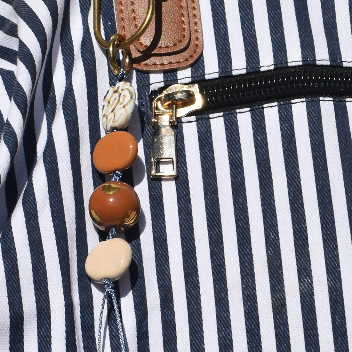 Hazelnut Latté Handmade Keychain
