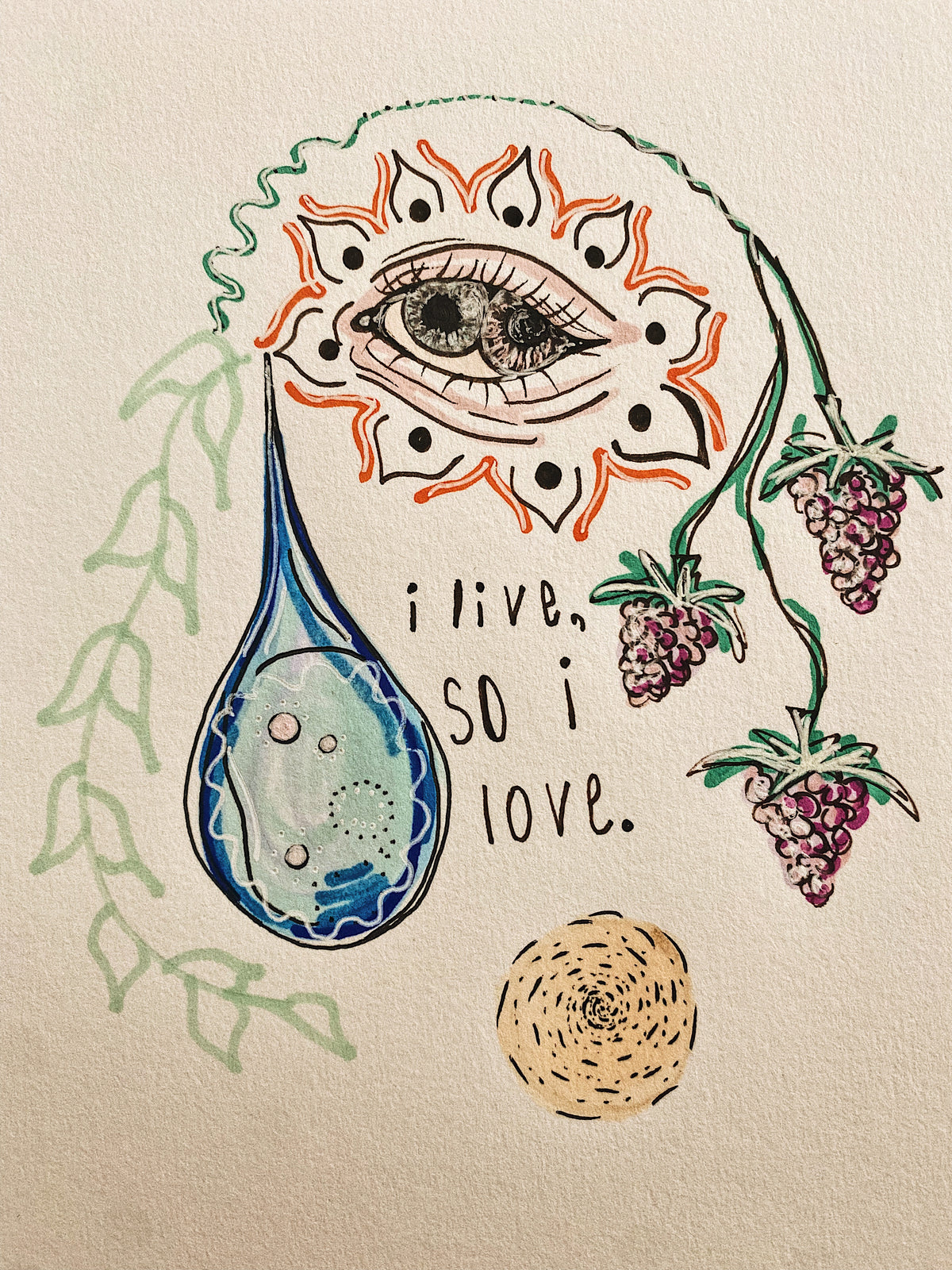 I live, so I love, Print