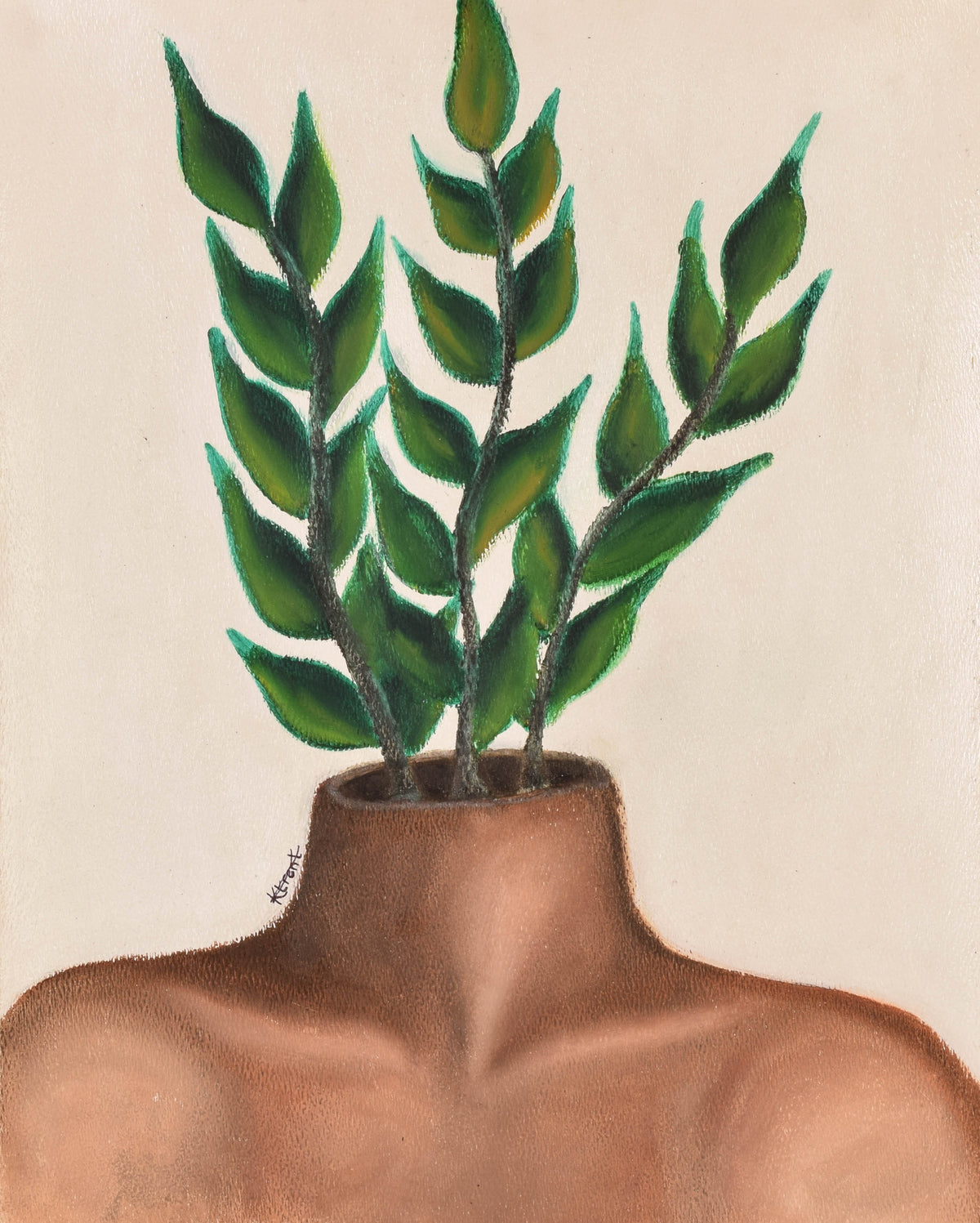 "Pothead" Original Painting