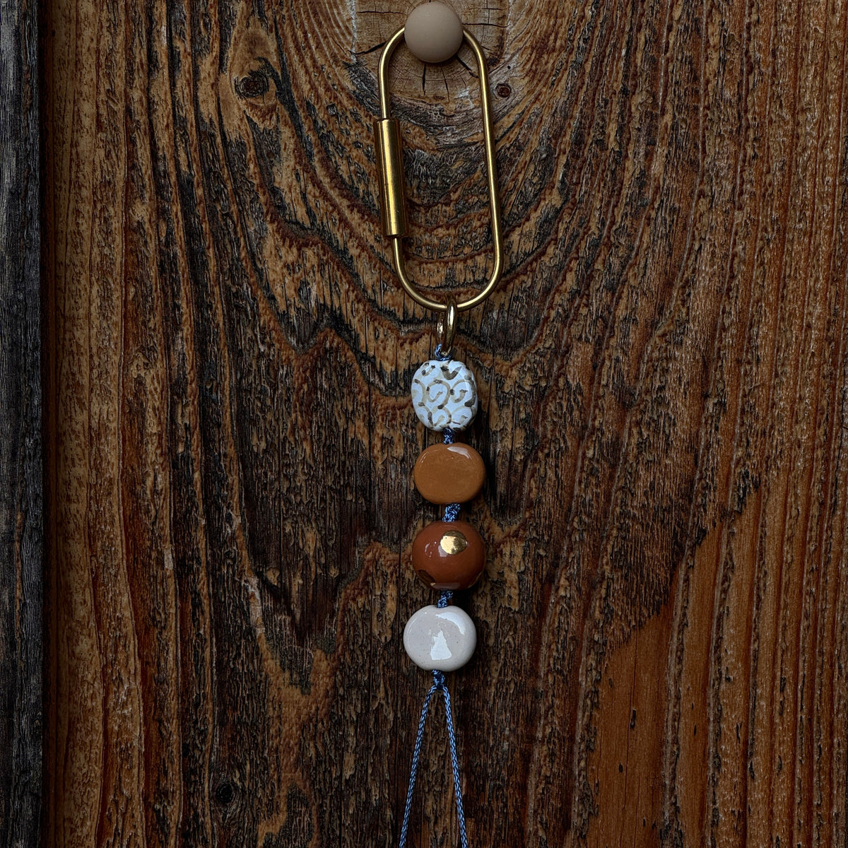 Hazelnut Latté Handmade Keychain
