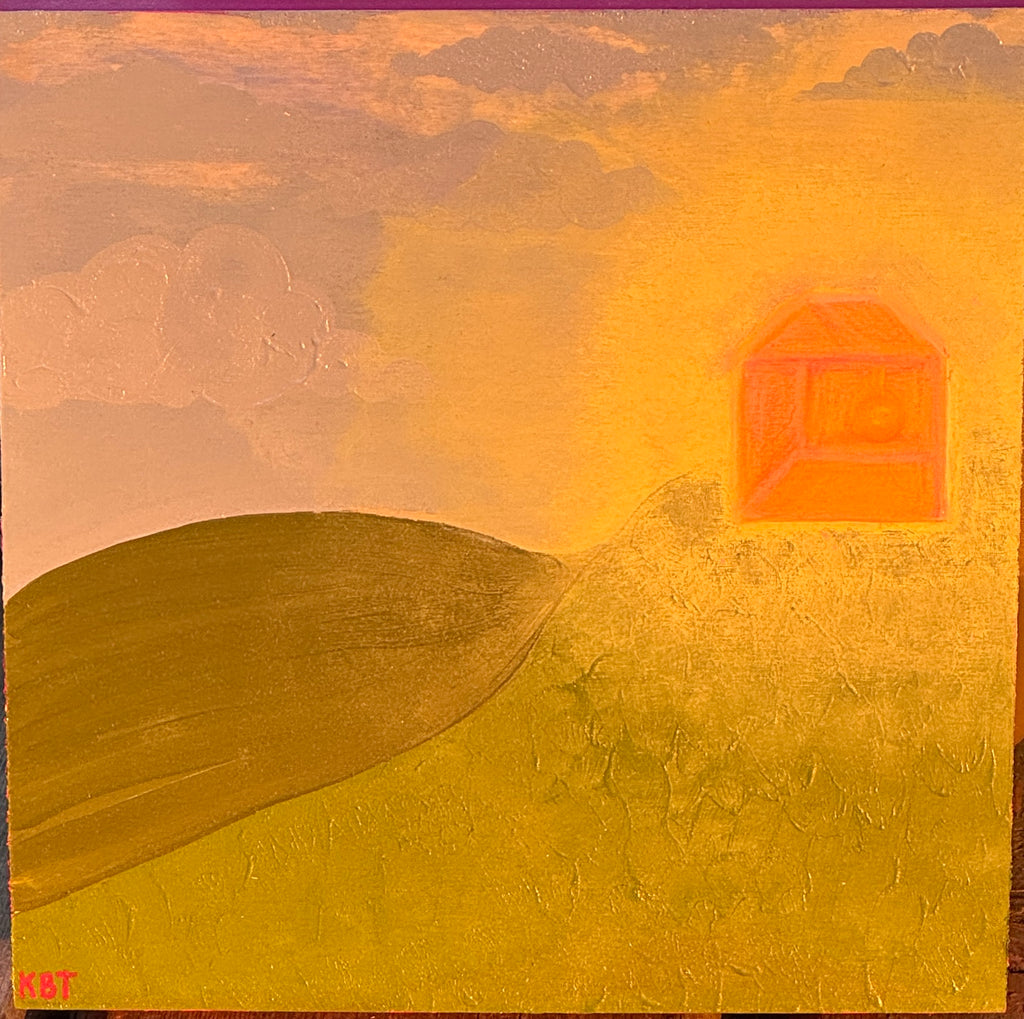 I like it when the cabin feels like... (Original Painting)