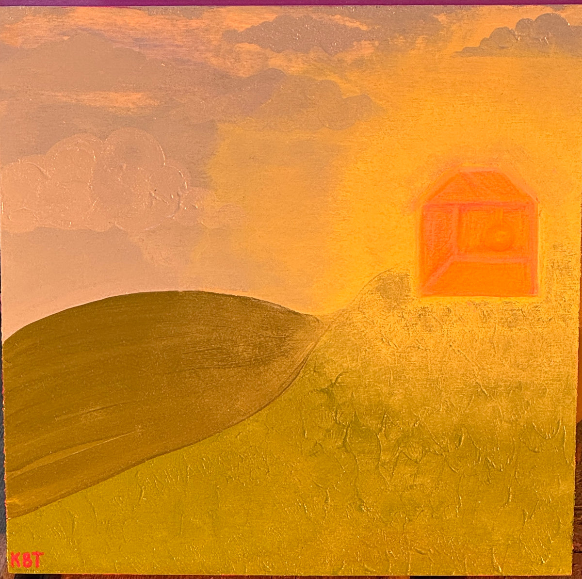 I like it when the cabin feels like... (Original Painting)